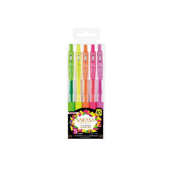 Pera gel. Zebra Sarasa Clip Neon a'5