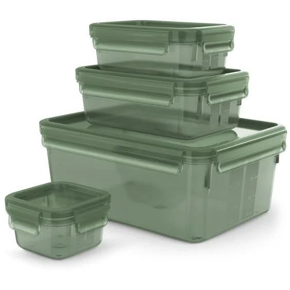 Tefal MasterSeal Eco N11706 Rechthoekig Doos Groen 4 stuk(s)