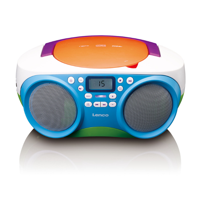 Lenco SCD-41 Hordozható gyermek rádió/MP3 lejátszó/CD lejátszó (SCD-41 USB KIDS)