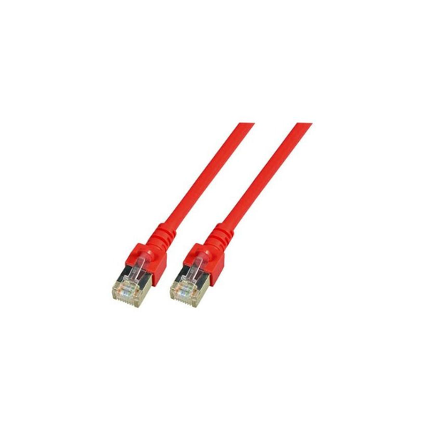 EFB RJ45 Patchkabel SF/UTP, Cat.5e, PVC, CCA, 1.5m, rot