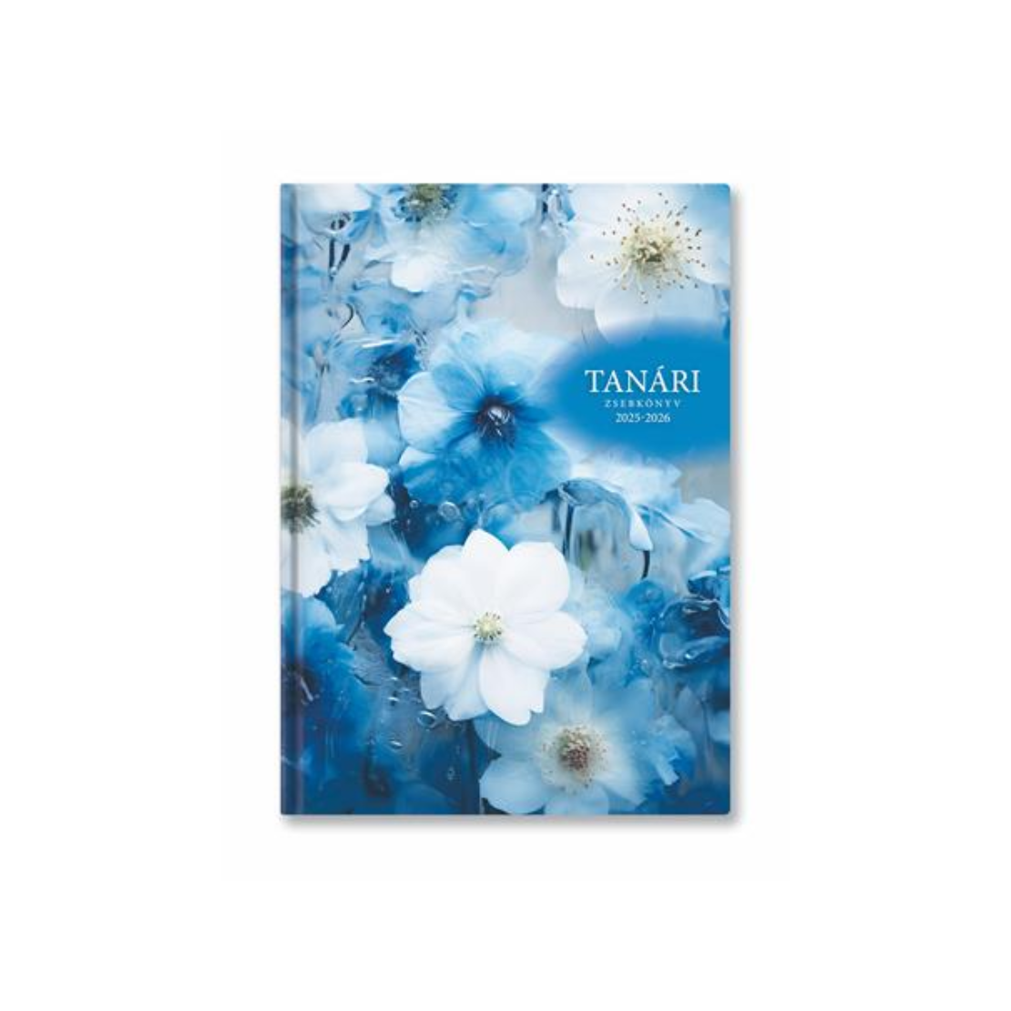 Toptimer A5 2025/2026 tanév Tanári zsebkönyv - Kék virágos (26P200J-00H)