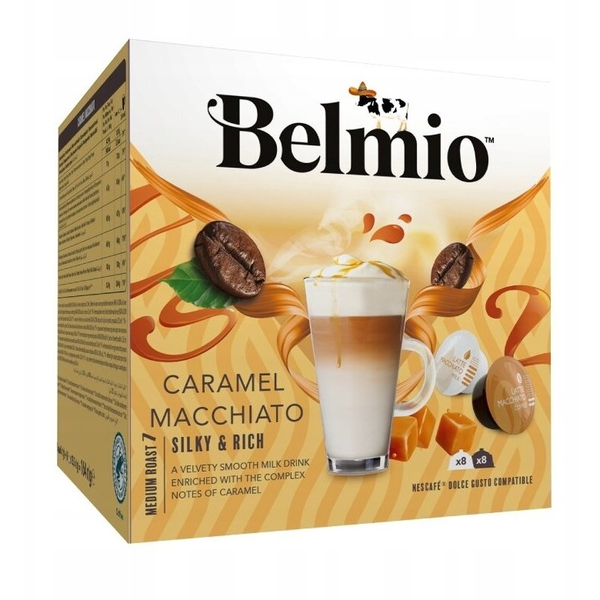 Kapsułki do Dolce Gusto zamienniki Belmio Caramel Macchiato 16 sztuk