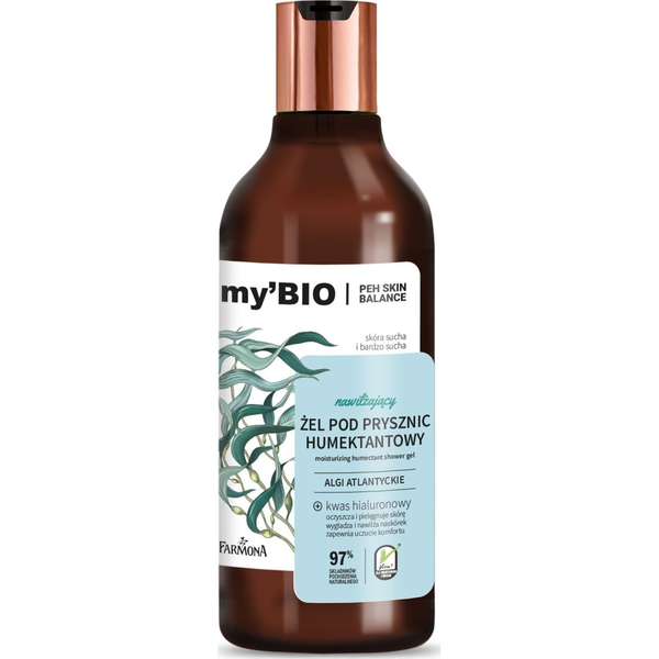 Farmona FARMONA my`Bio* Nawilżający Żel pod prysznic humektantowy Algi Atlantyckie 500 ml