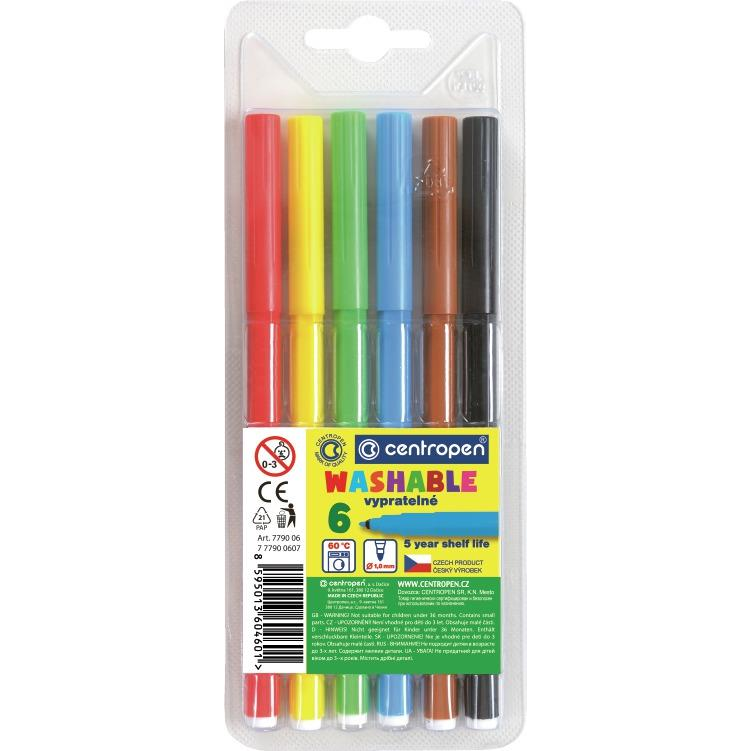 CENTROPEN 7790 TP - mosható, 6db (8595013604601)
