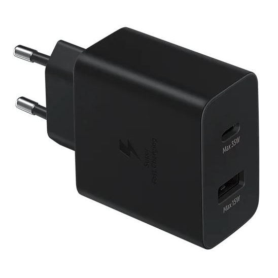 Samsung EP-TA220NBEGEU зарядно за мобилни устройства Слушалки, Слушалки, Ноутбук, Смартфон, Смарт ръчен часовник, Таблет Черен Променлив ток (AC) На закрито