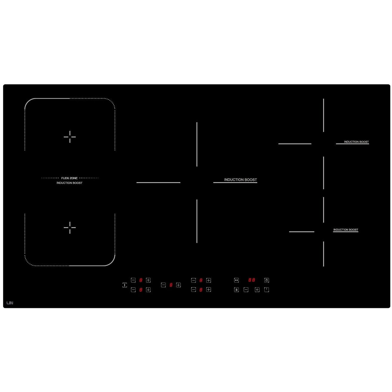 Lin LI-B57235 Indukciós Főzőlap - Fekete (LI-B57235)