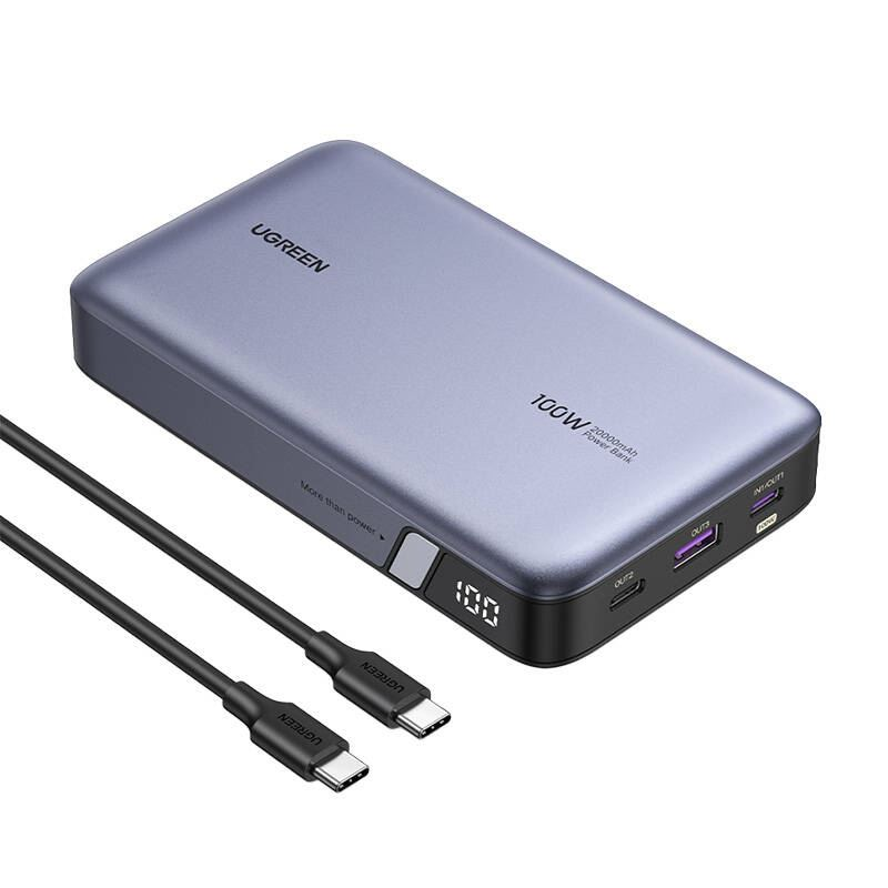 UGREEN PB720 Powerbank 20000mAh szürke (25188) (25188)