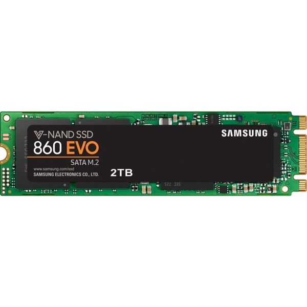 Samsung 860 EVO 2TB M.2 SATA3 SSD (MZ-N6E2T0BW)