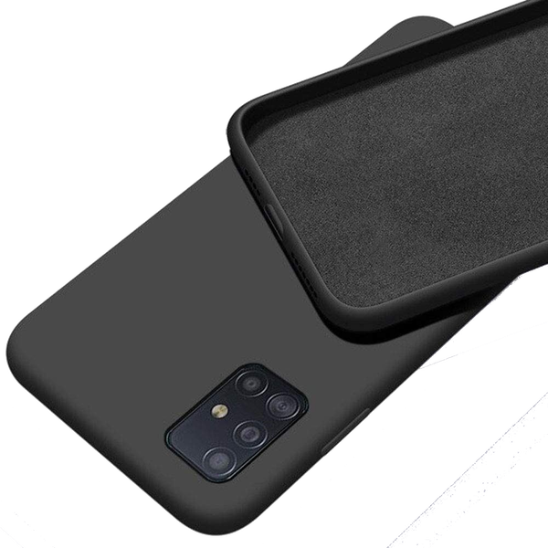 Премиум силиконов калъф Cellect, iPhone 11, черен