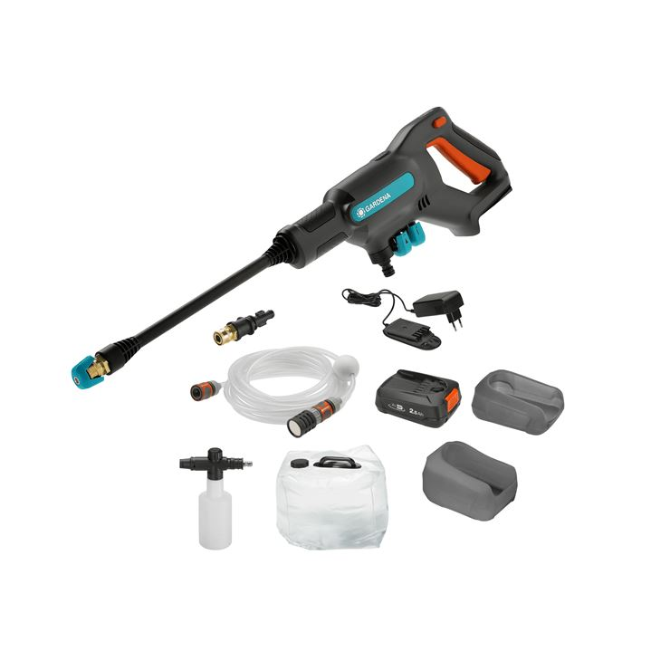 Gardena 14800-31 AquaClean 24/18V P4A Magasnyomású mosó Prémium készlet (14800-31)
