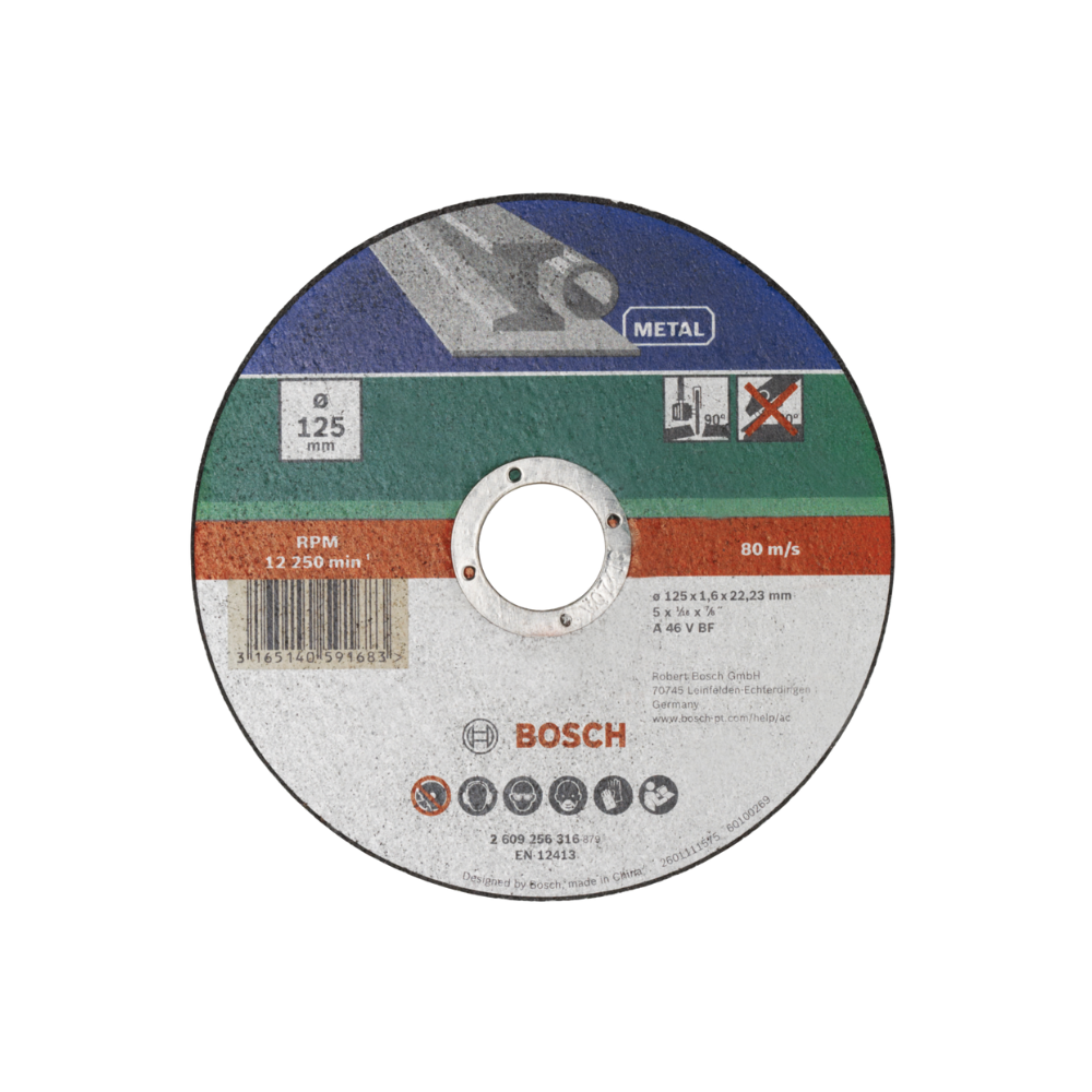Bosch 2609256316 Vágótárcsa - 125mm (2.609.256.316)