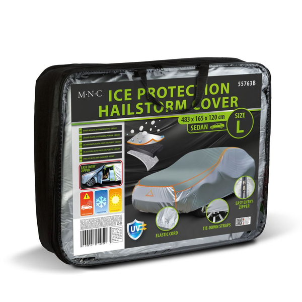 MNC Jégeső elleni autótakaró ponyva sedan "L" méret - 483 x 165 x 120 cm (55763B)