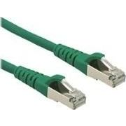 Roline S/FTP Cat6a RJ45 Patch kábel 1m - Zöld