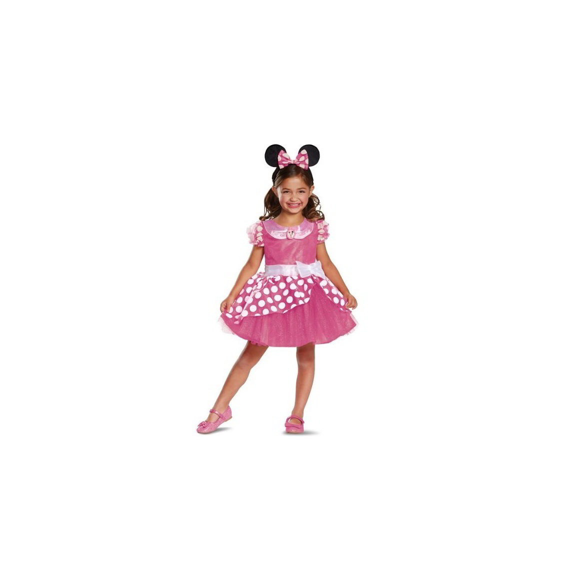 Minnie egér: Deluxe jelmez - 94-109 cm (129459M)