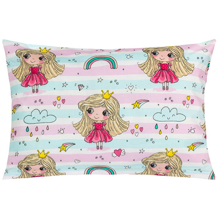 BELLATEX Viola cushion 40 × 60 cm 45/090 princess with rainbow (12396)