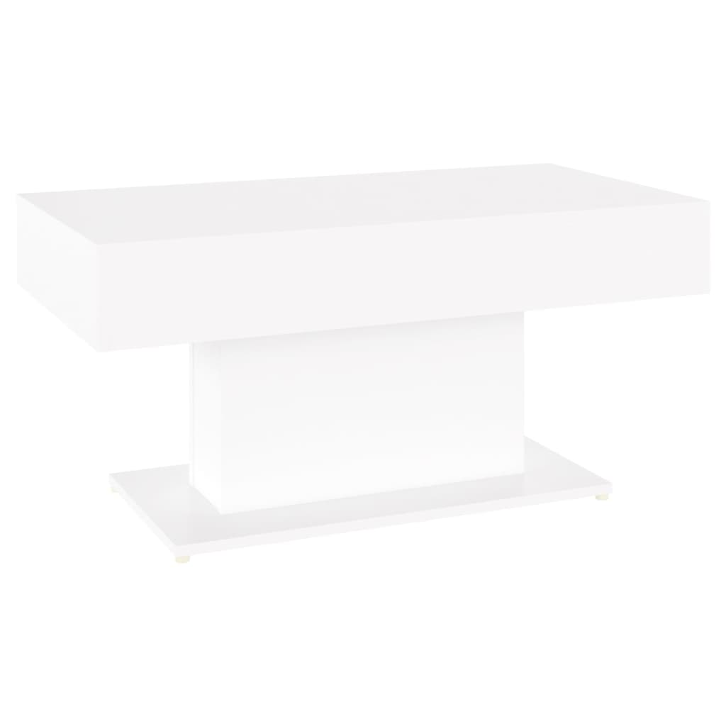 fehér forgácslap dohányzóasztal 96 x 50 x 45 cm (806831)