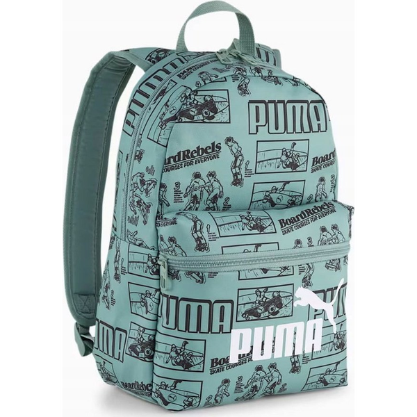 Puma 25 9132401 zöld mintás kicsi hátizsák