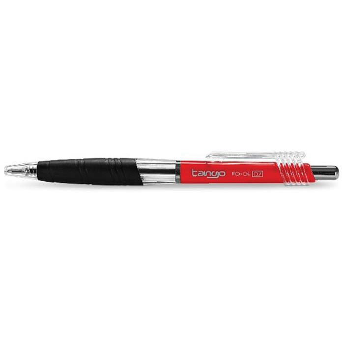 Flexoffice Tango nyomógombos golyóstoll - 0.35mm / Piros (12 db) (FO-04RED)