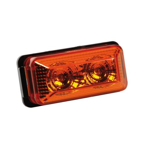 Lampa , S-10 Led  Sárga, 24V 70x35mm (0198393)