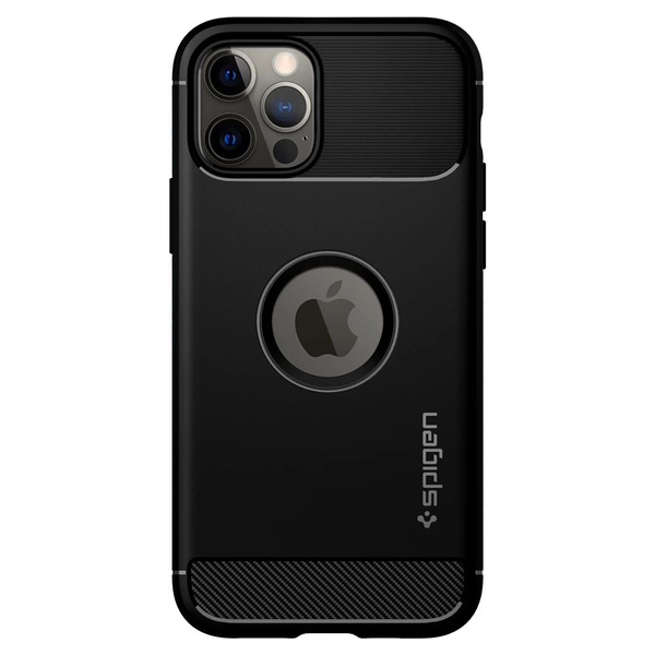 Zadní Kryt Spigen Rugged Armor pro iPhone 12/12 Pro, černý