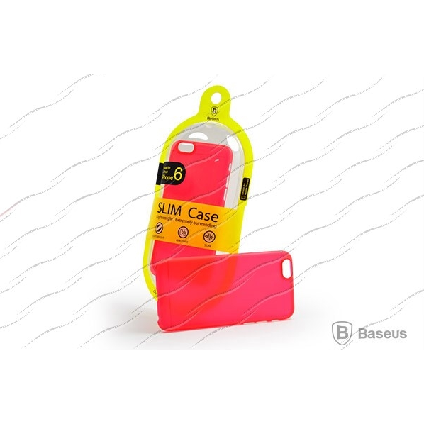 Baseus PM08319 Iphone 6 Slim Plexi tok - Piros (PM08319)