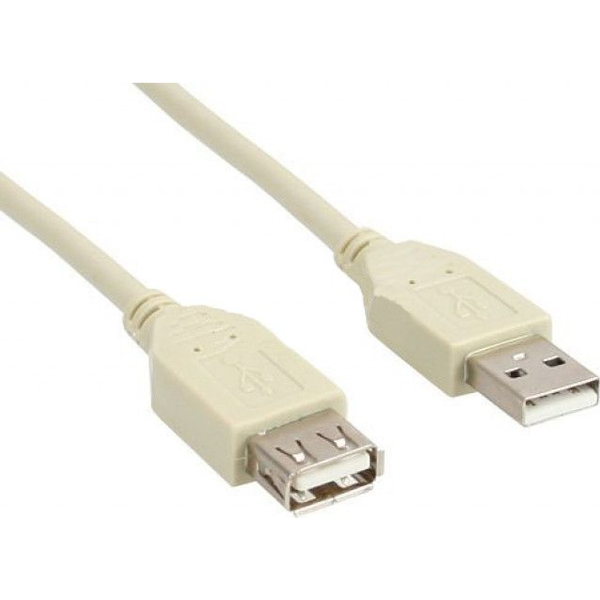 InLine 34603L USB-kabel 3 m Beige