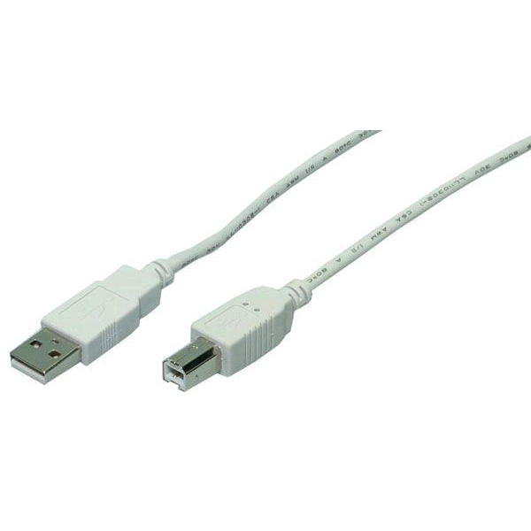 Кабел за принтер USB-A към USB-B 3m, Goobay