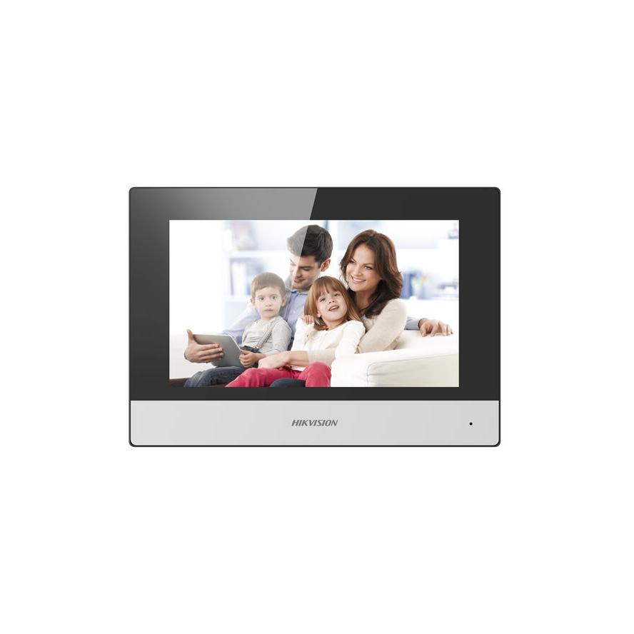 Hikvision DS-KH6320-WTE1 7" touch screen, wifi, IP video kaputelefon beltéri egység (DS-KH6320-WTE1/EU)