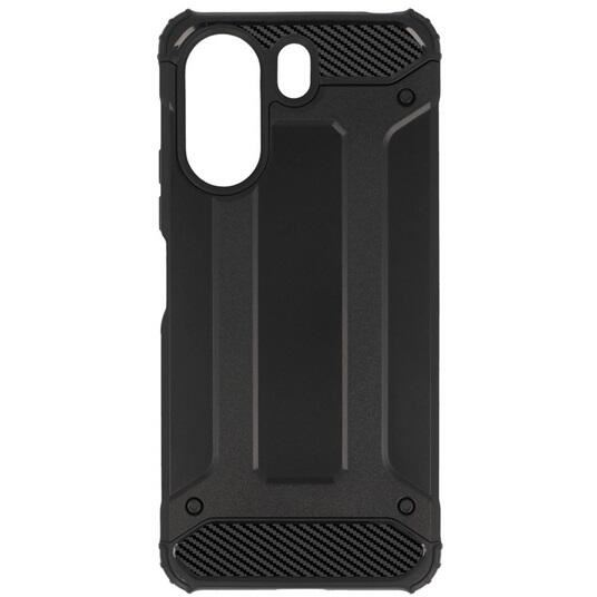 Gigapack Defender Xiaomi Poco C65 fémhatású tok fekete (GP-157813) (GP-157813)