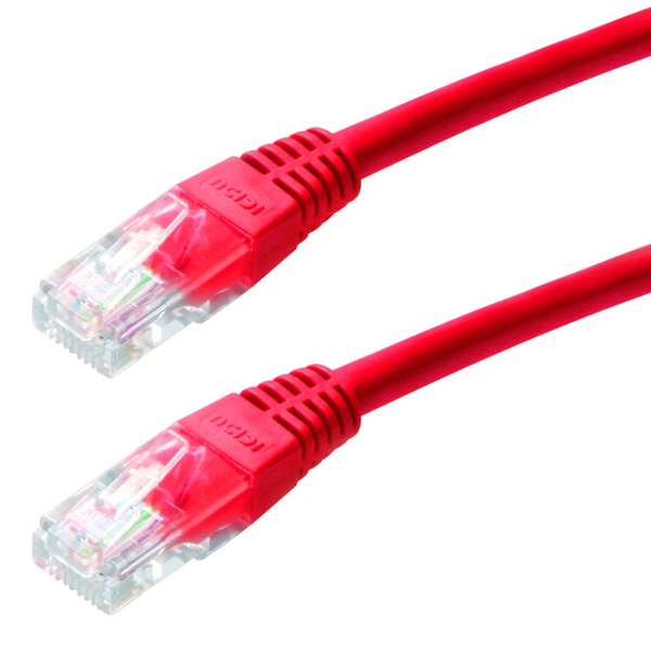 Кабел UTP Gembird Patch cord, cat. 5E, 2 м, Червен