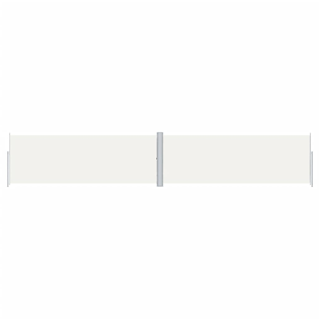 krémszínű behúzható oldalsó napellenző 180 x 1000 cm (318037)