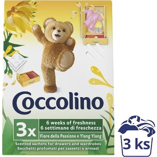 Coccolino Passion Fruit szekrény illatosító 3db (8720181047619) (8720181047619)