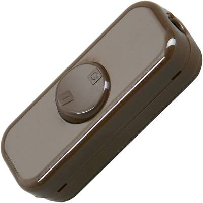 Kopp 193606003 Zsinórkapcsoló Barna 1 x KI/BE 10 A 1 db (193606003)