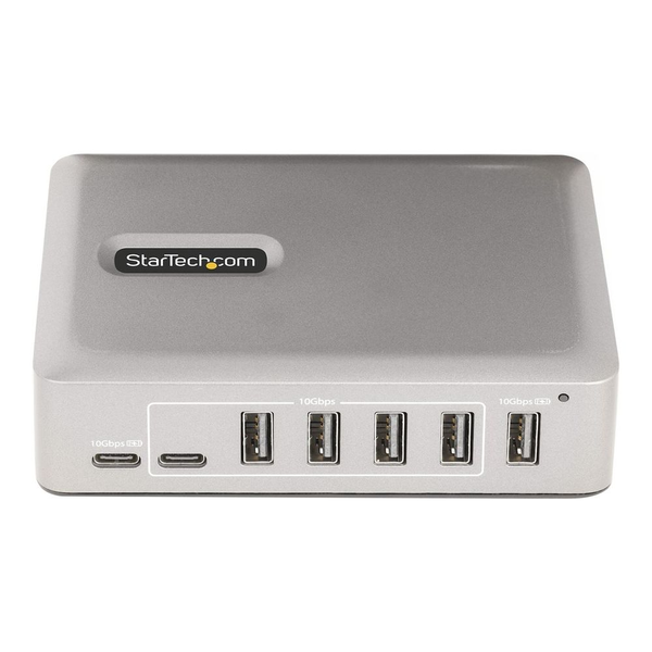 StarTech.com 10G5A2CS-USB-C-HUB interface hub USB 3.2 Gen 2 (3.1 Gen 2) Type-C 10000 Mbit/s Sølv
