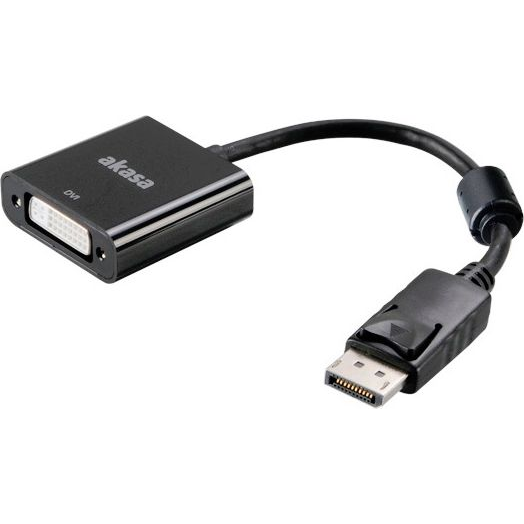 Akasa DisplayPort Adapter to DVI - fekete (AK-CBDP15-20BK)