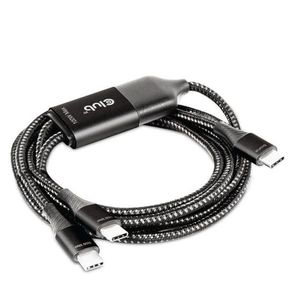 CLUB3D CAC-1527 USB kábel 1,83 m USB C 2 x USB C Čierna