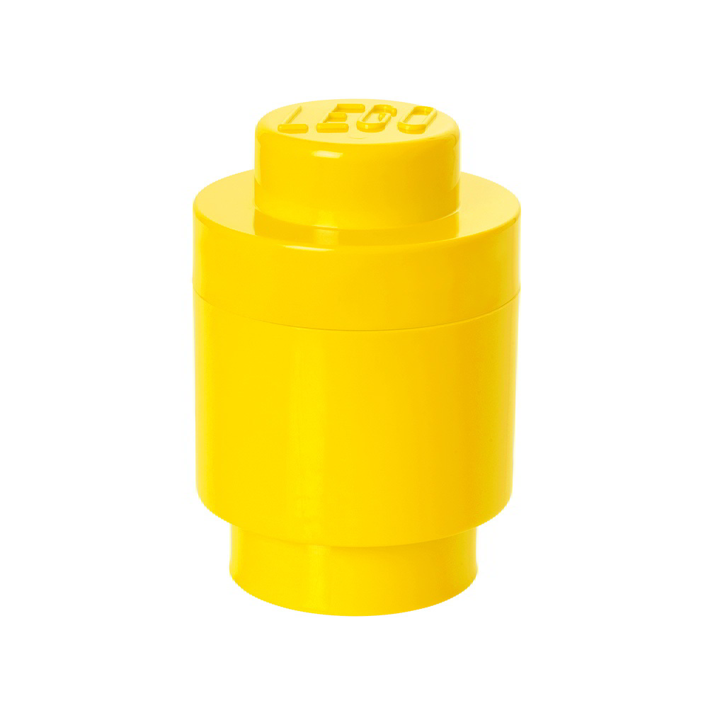 LEGO Classic 40301732 Hengeralakú tároló doboz - Sárga (40301732)