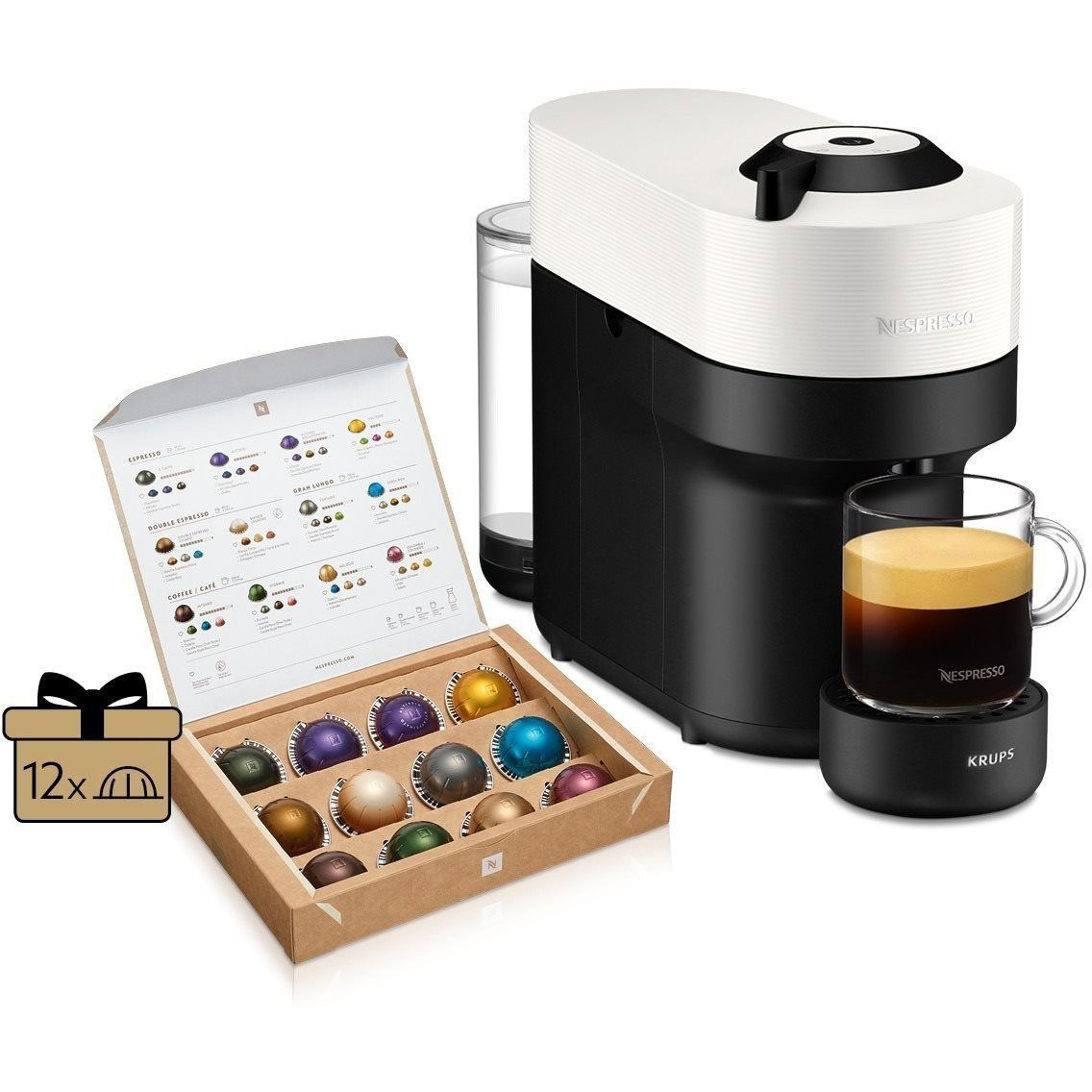 NESPRESSO KRUPS Vertuo Pop Coconut White XN920110 (XN920110)
