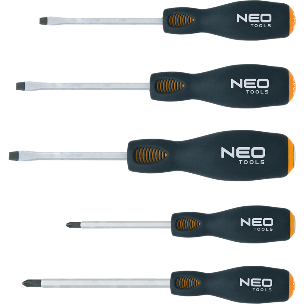 NEO 04-240 Csavarhúzó Készlet, Üthető 5db, S2 (04-240)