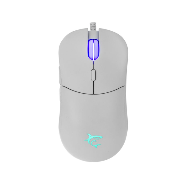 White Shark BAGDEMAGUS 7200 DPI gaming egér fehér