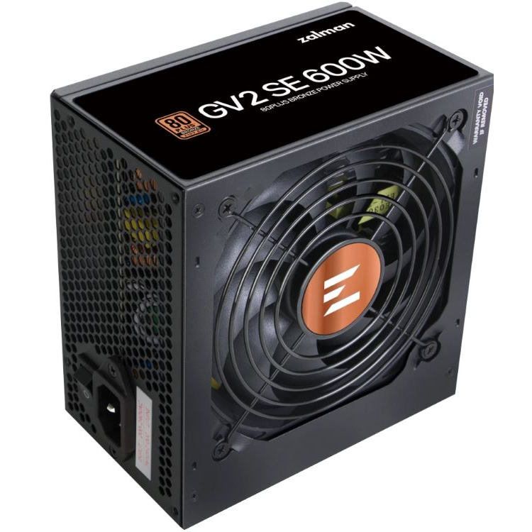 Zalman 80 PLUS BRONZE 230V ZM600-GV2SE tápegység (ZM600-GV2SE)