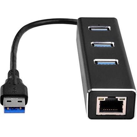 HUB USB SilverStone 1x RJ-45  + 3x USB-A 3.0 (SST-EP04)