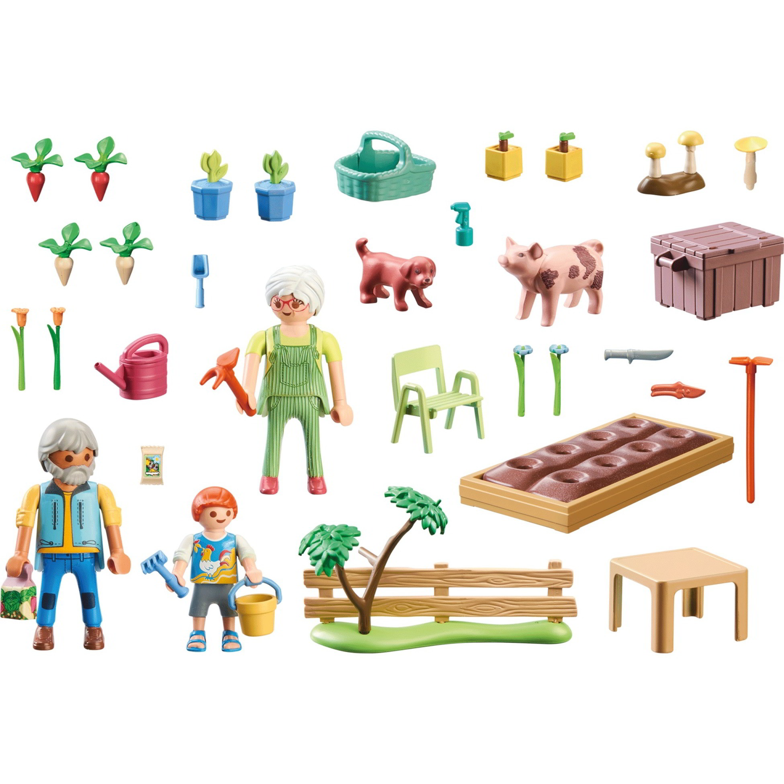 Playmobil Country: 71443 - Nagyszülők zöldségeskertje (71443)