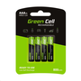 Акумулаторни батерии AAA R3 Green Cell setx4 HR03 800mAh