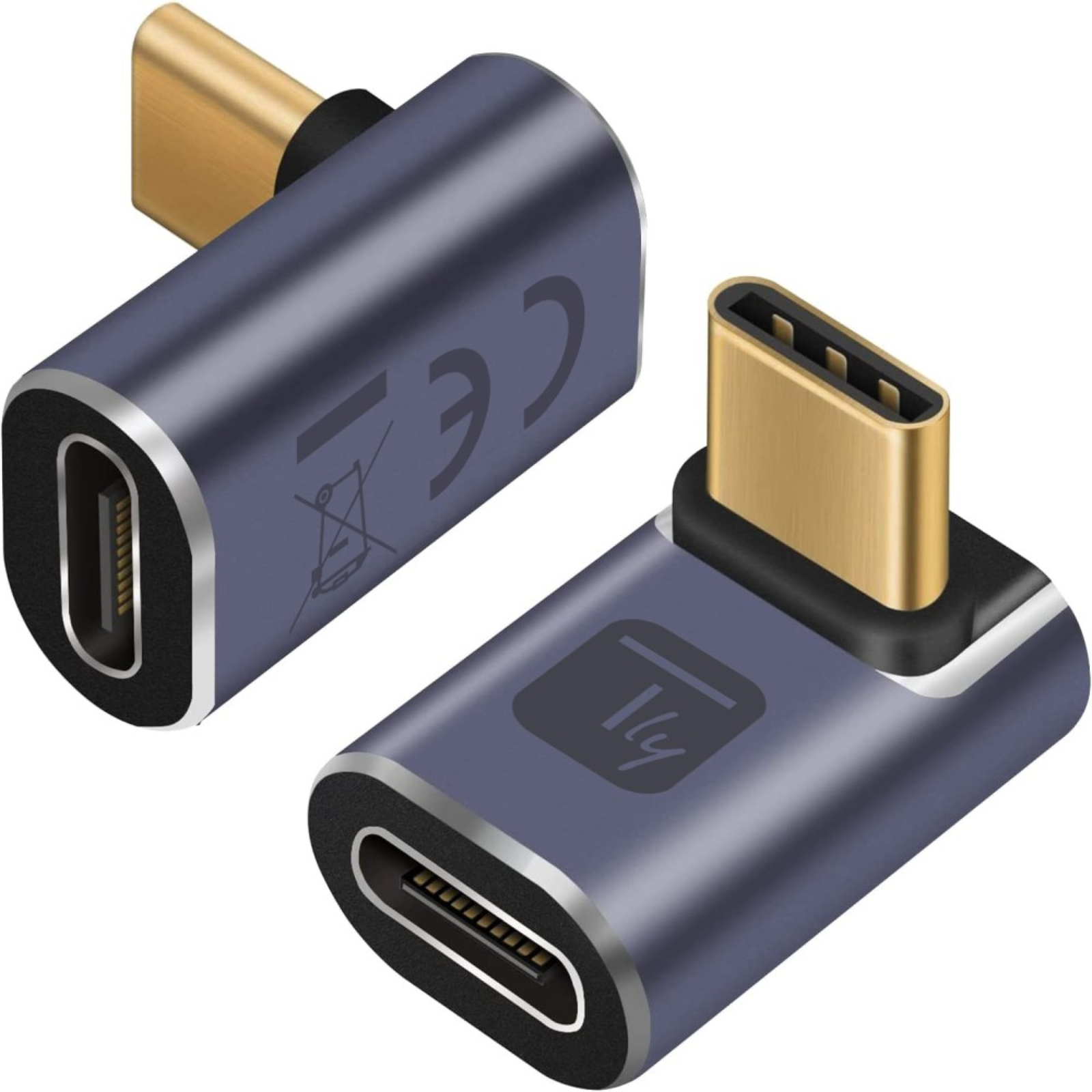 Techly USB-C adapter male/female (IADAP-USB4C-40G)