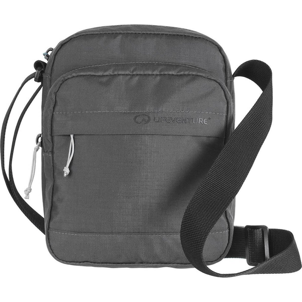 Lifeventure Saszetka Recycled* RFiD Shoulder Bag - grey Uniwersalny