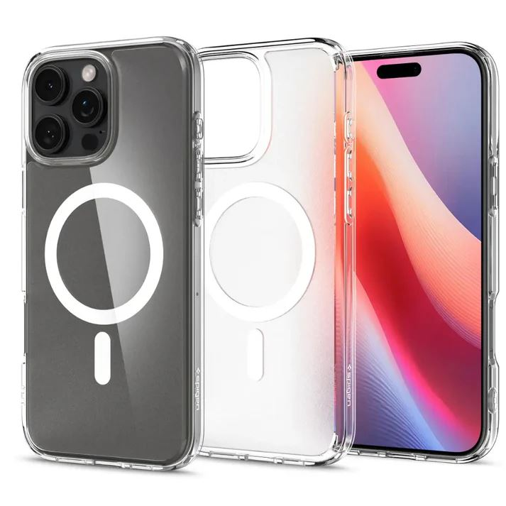 Spigen Ultra Hybrid MagFit Frost iPhone 16 Pro tok áttetsző-fehér (ACS08133) (ACS08133)