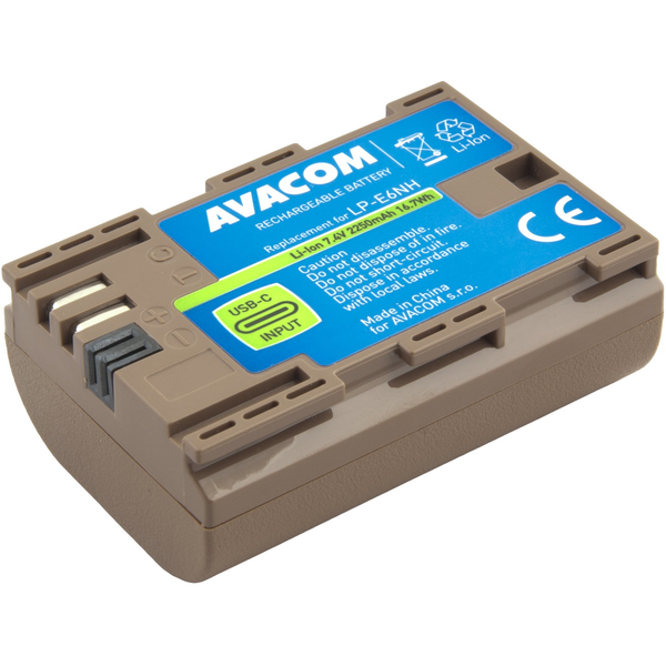 AVACOM náhradní baterie Canon LP-E6NH Li-Ion 7.4V 2250mAh 16.7Wh