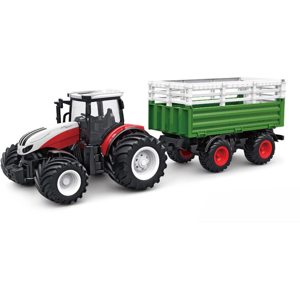Amewi RC Traktor állatszállító pótkocsival távirányítós munkagép (1:24) - Színes