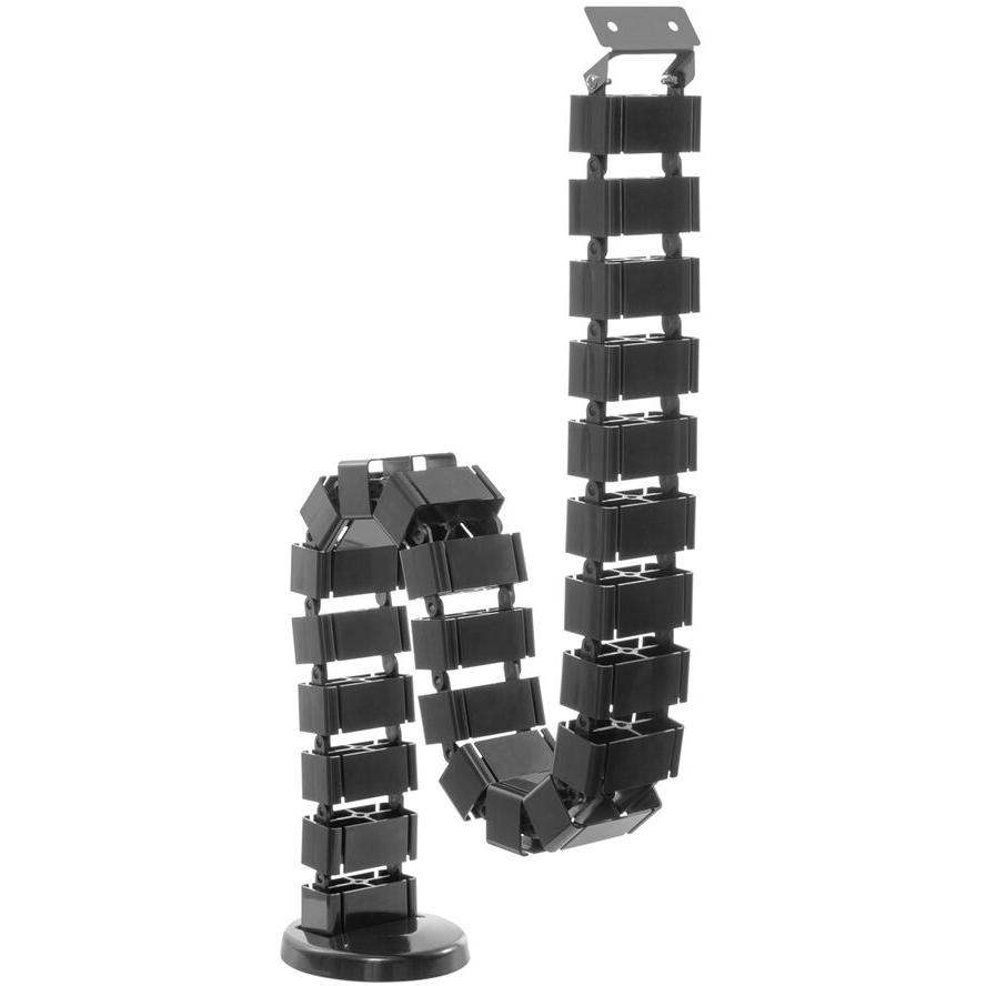 Equip 650808 kábelrendező Padló Fekete 1 db (650808)